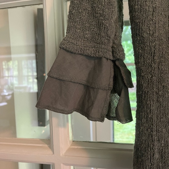Boston Proper Cardigan Olive XSM - Picture 4 of 9